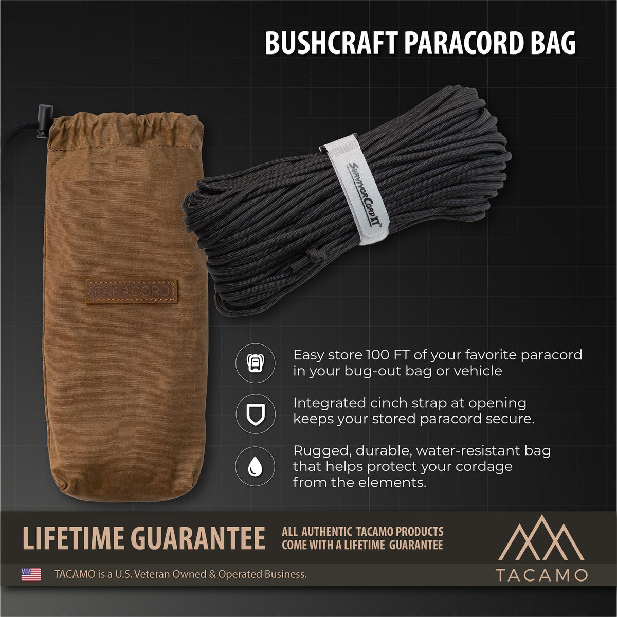 Canvas Bushcraft Bag - Features