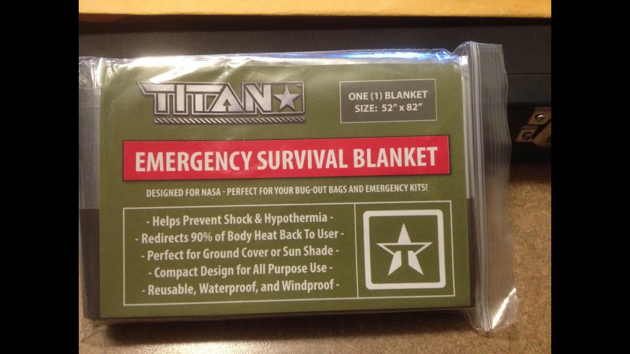 TITAN Emergency Survival Blanket New Item Review