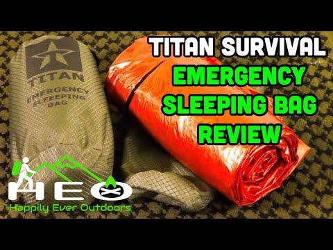 Titan Survival Emergency Sleeping Bag Review by Happily Ever Outdoors