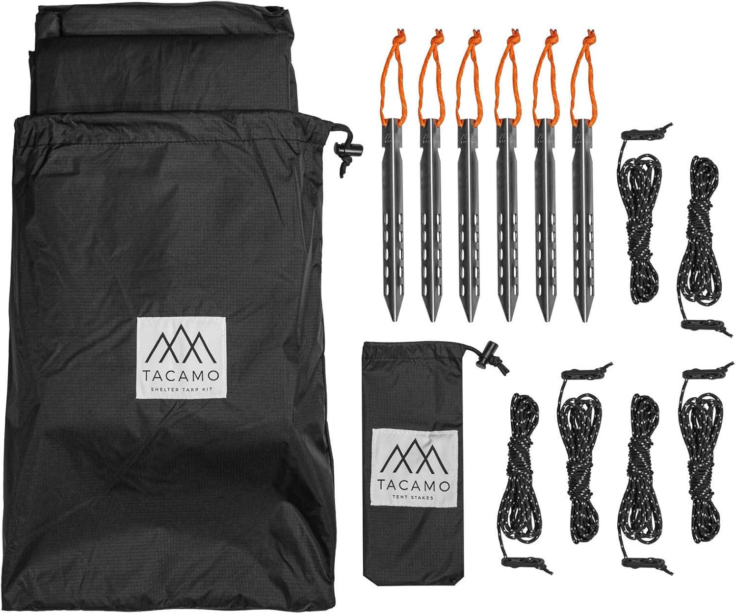 24963 tarp Bushcraft Reflective Shelter Tarp 10 ft x 12 ft / Black