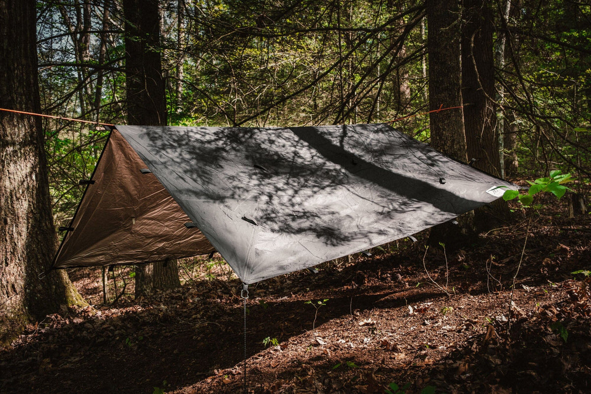 Bushcrafter Reflective Shelter Tarp - A-Frame Configuration