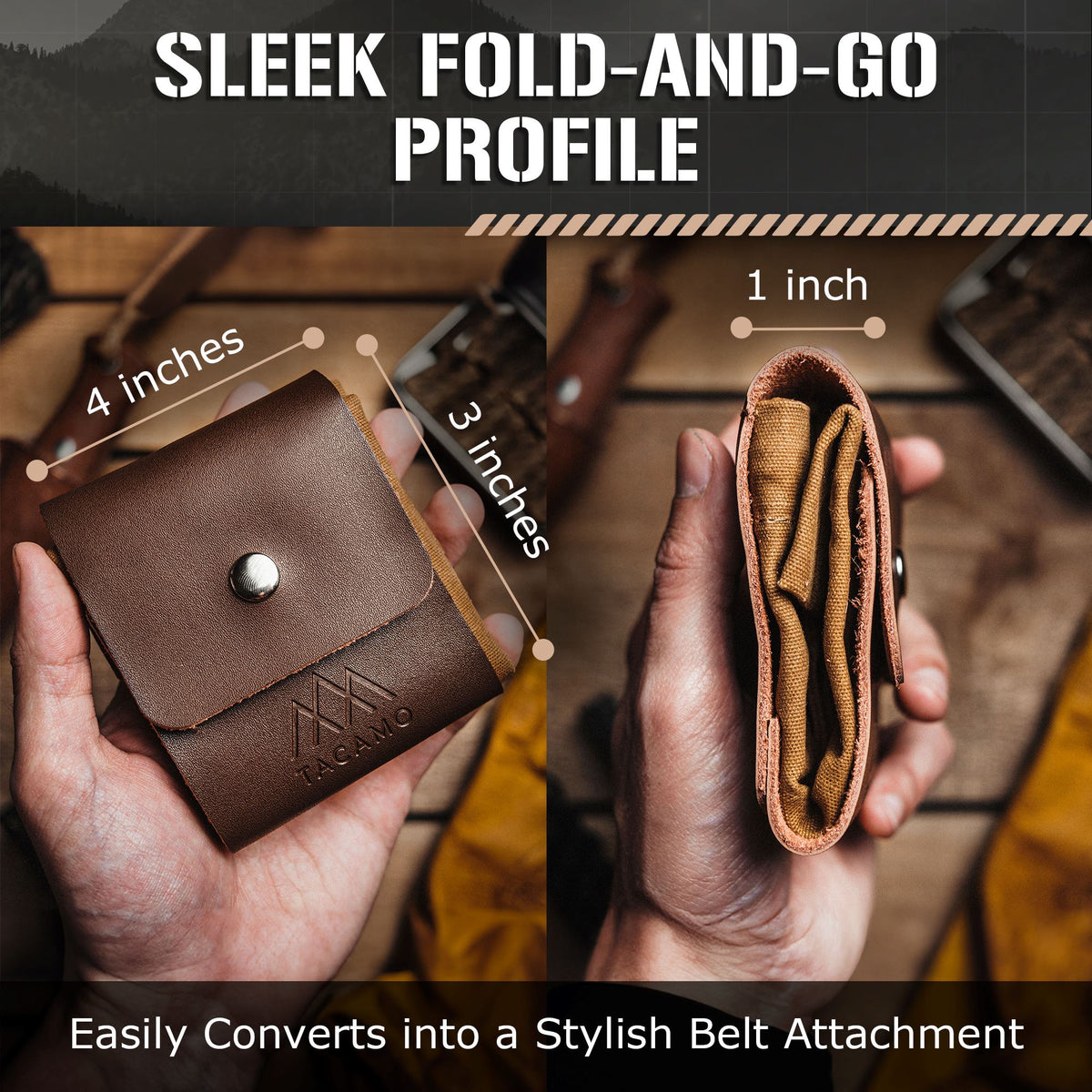 Foraging Container Waxed Canvas Foraging Pouch - TITAN Survival