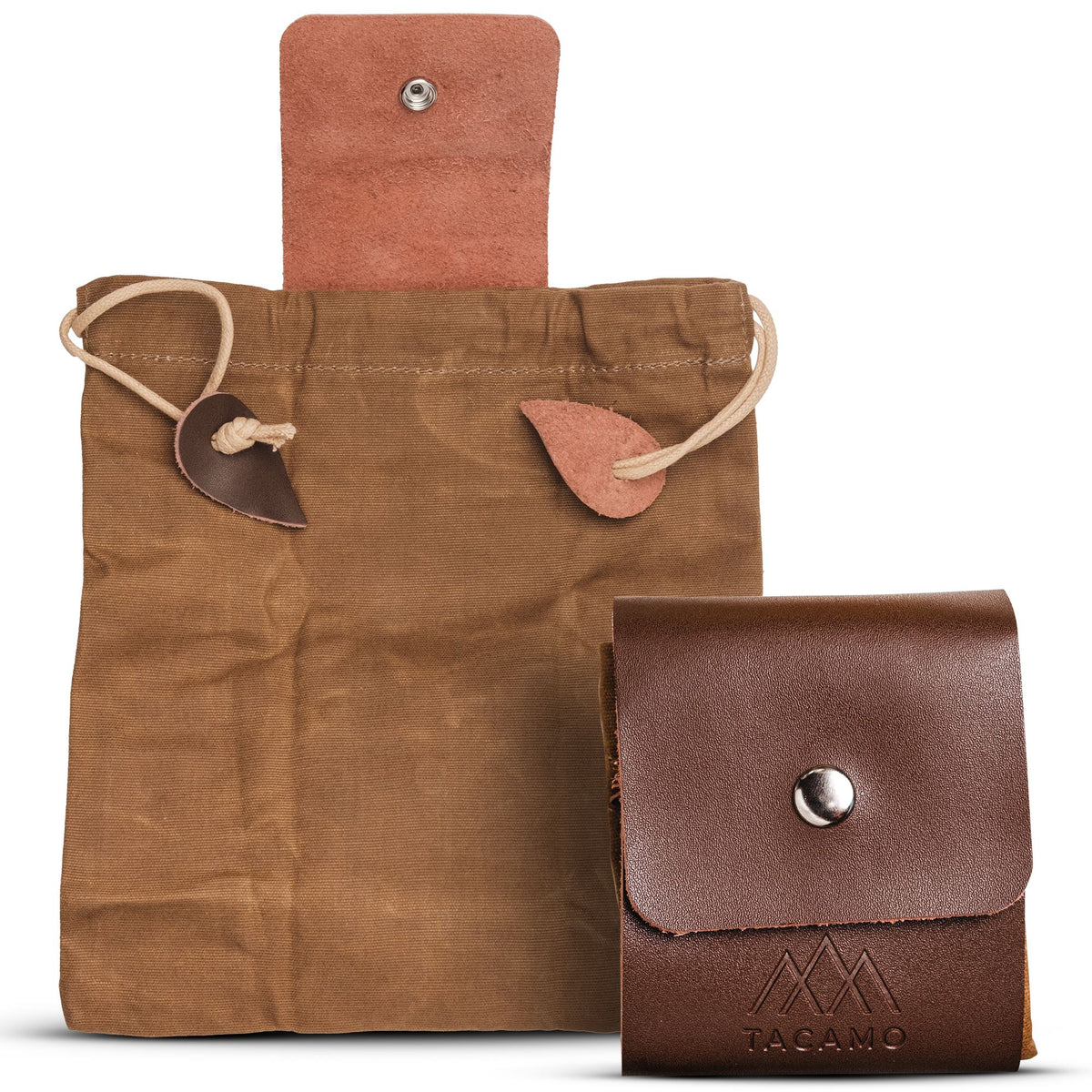 Foraging Container Waxed Canvas Foraging Pouch - TITAN Survival