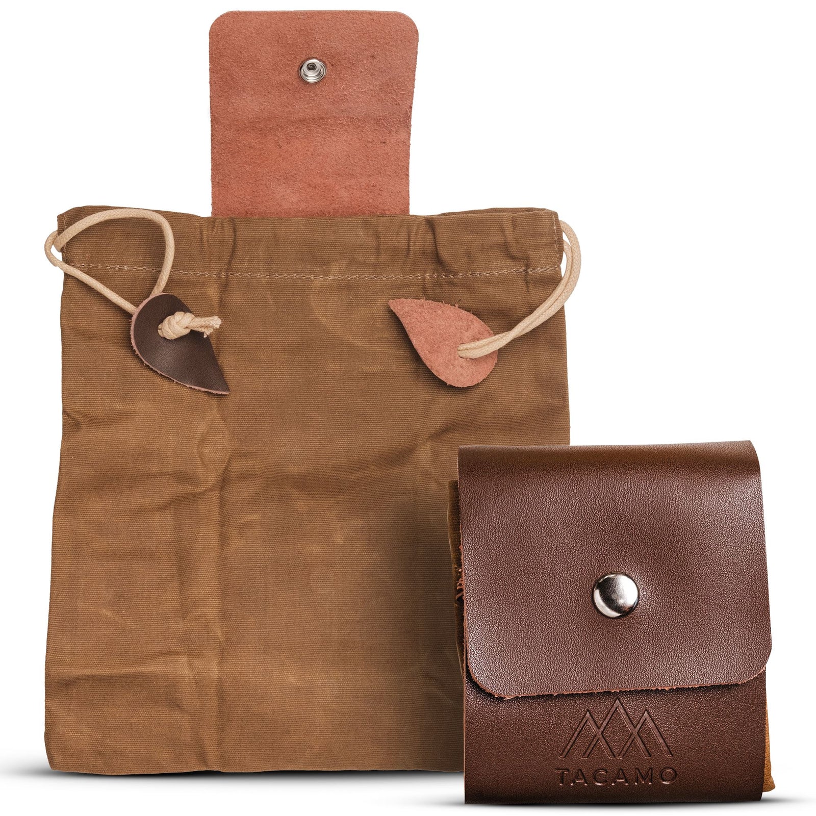 Waxed Canvas Foraging Pouch Container TACAMO 