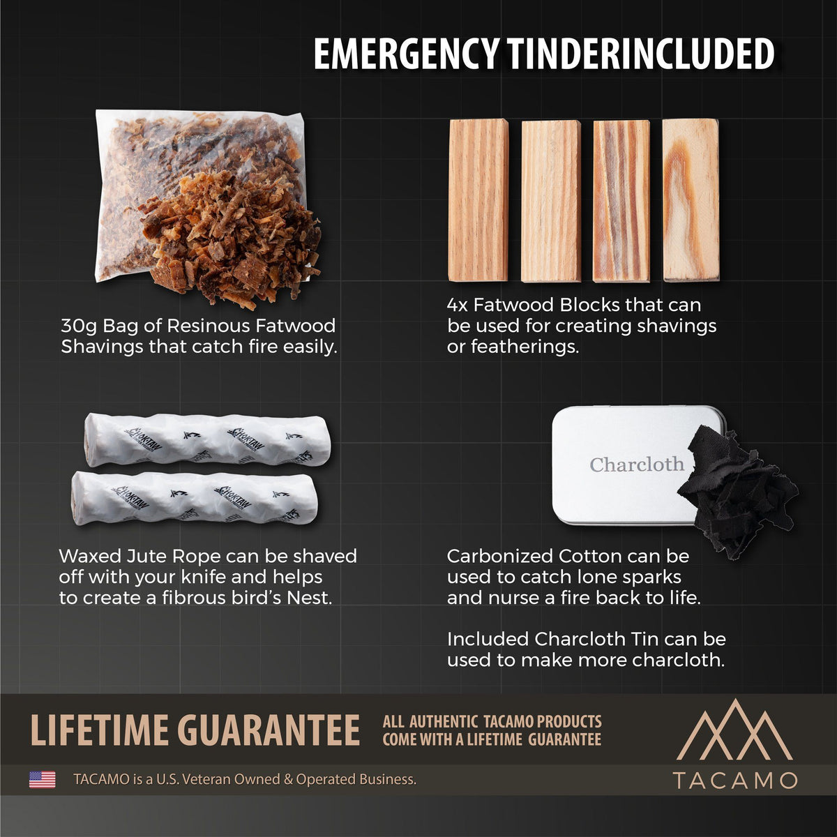 Emergency Fire Kit - Fire Tinder