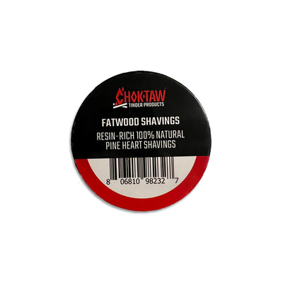 CHOKTAW Fatwood Shavings Fire Tinder TITAN Survival 