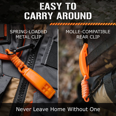 Emergency Whistles, 2-PACK - TITAN Survival