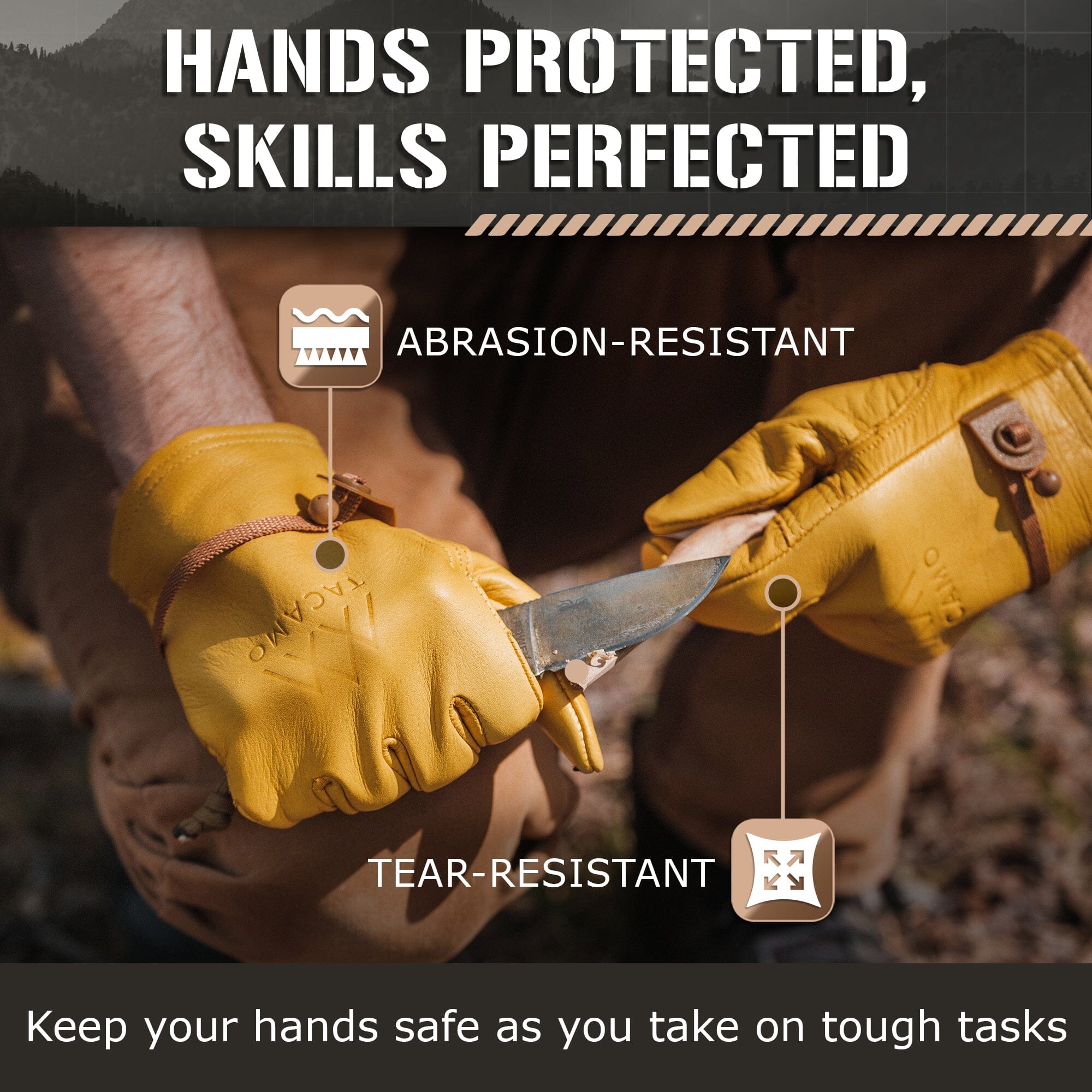 Men's Top Safety Gloves - Highest Cut and Abrasion Protection