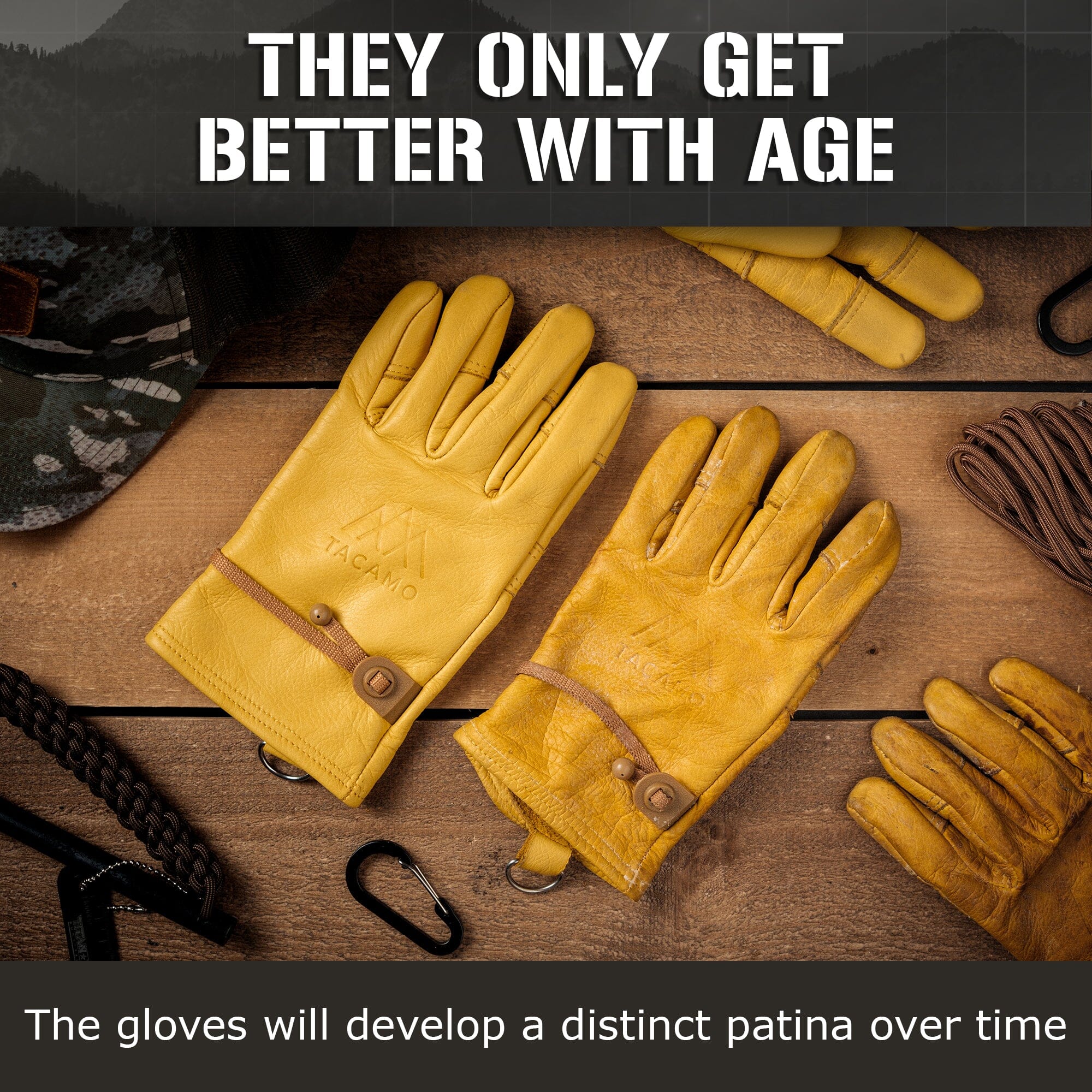 Big Time Products Cowhide Leather Gloves Large