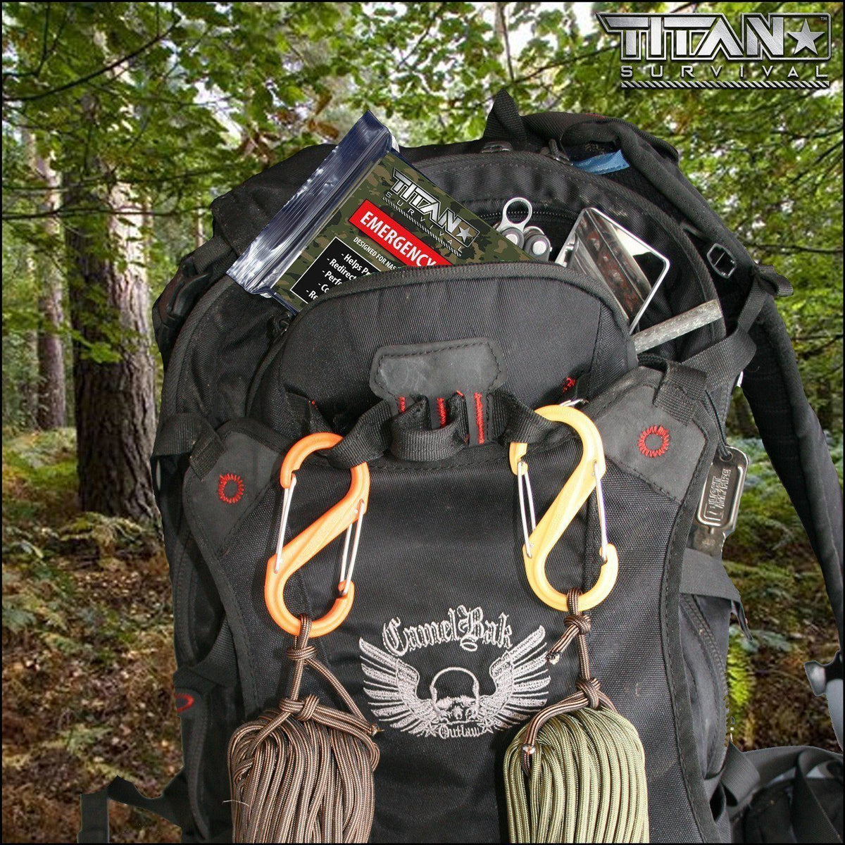TITAN Emergency Survival Blankets, 5Pack TITAN Survival