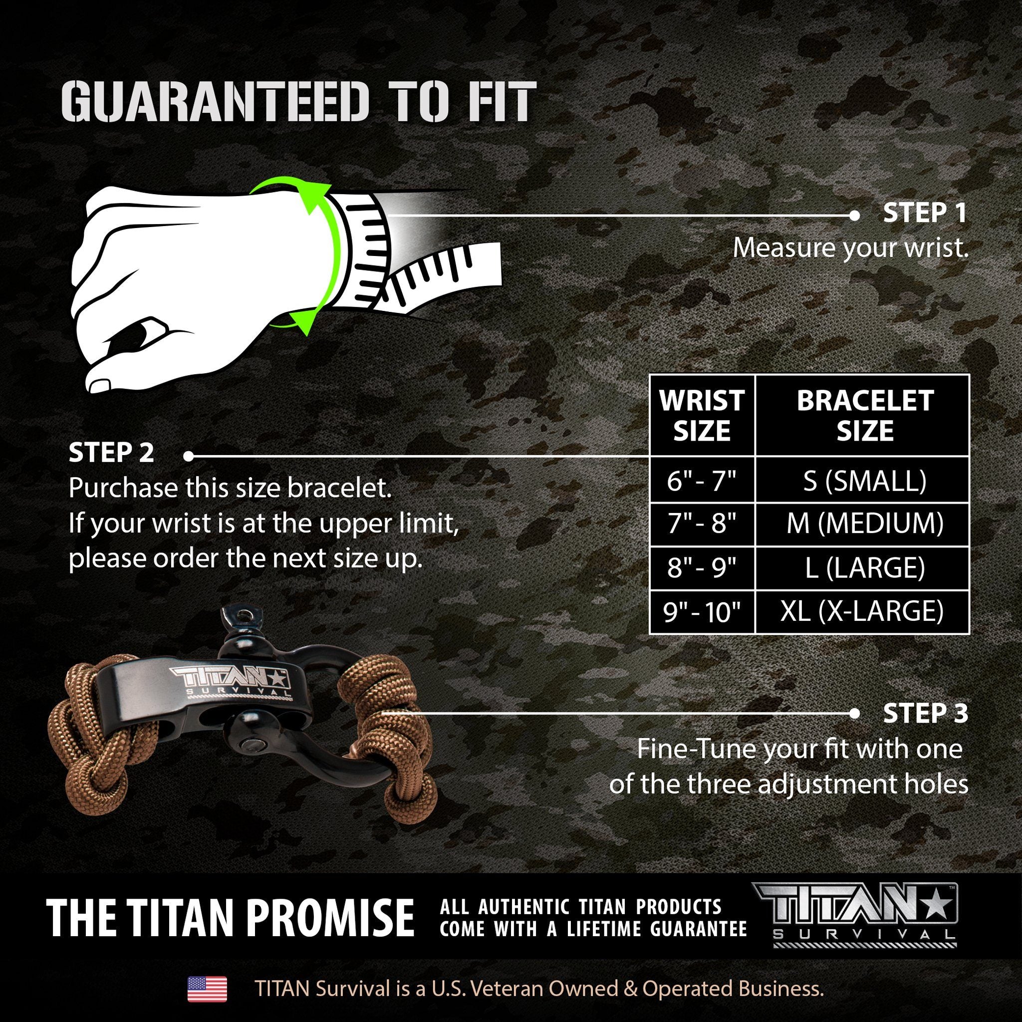 Titan survival clearance cord bracelet