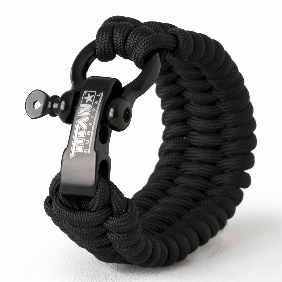Paracord Survival Bracelets - Black