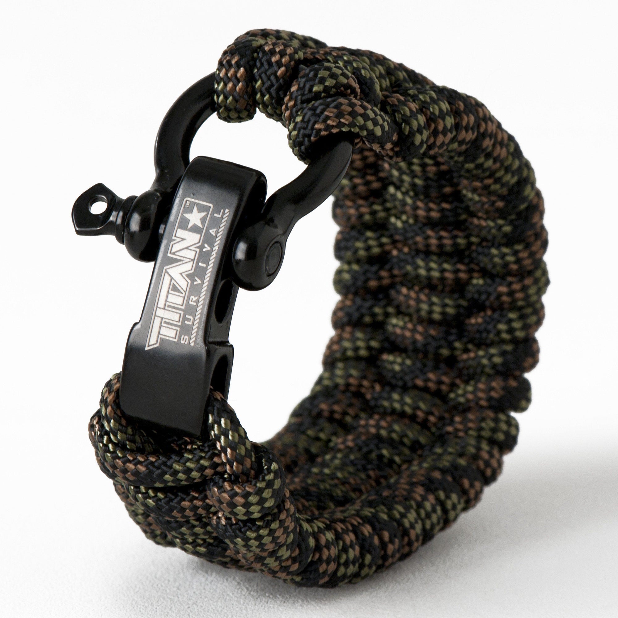 Bracelet de Survie Taille Réglable Paracorde Verte Bracelet de Survie Taille Réglable Paracorde Verte