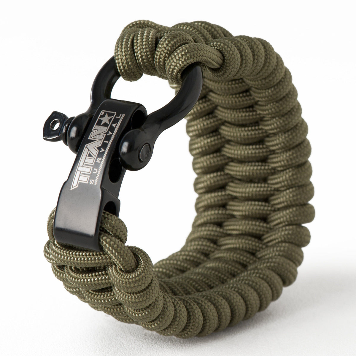 Paracord Survival Bracelets - Olive-Drab