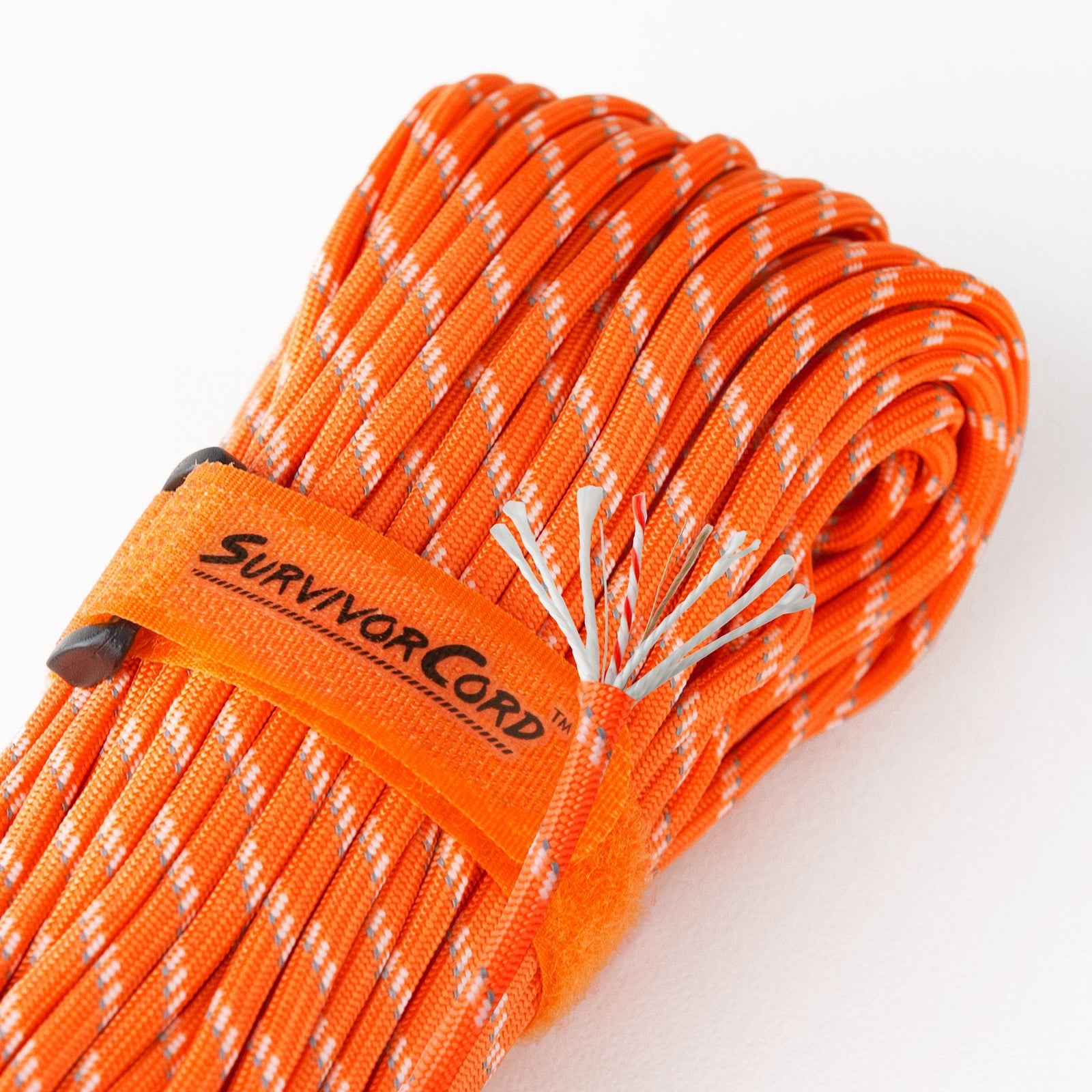 Reflective-Orange SurvivorCord - Parachute Cord