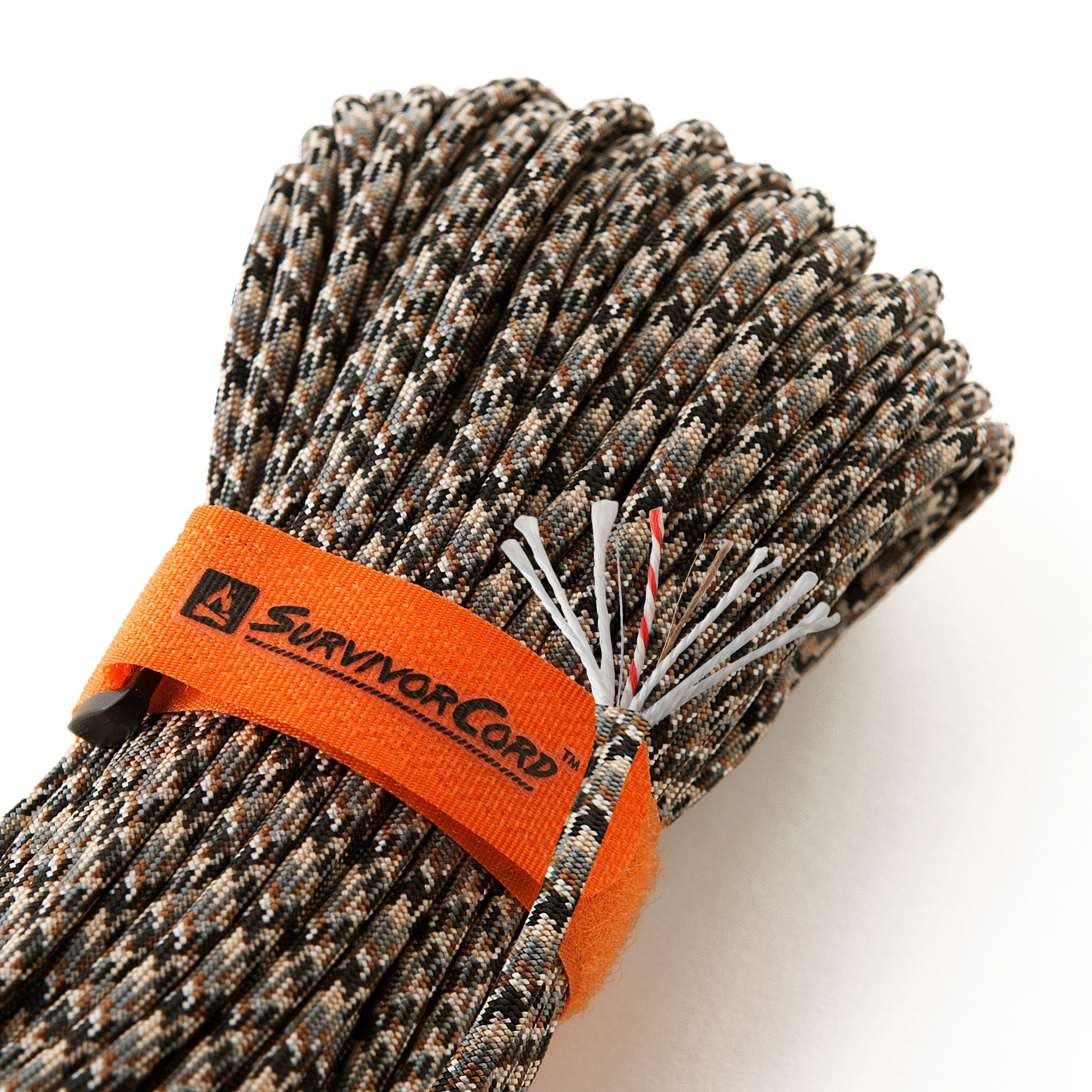 Buy 620 LB SurvivorCord - The Original Patented Type III 550 Parachute Cord  with Integrated Fishing Line, Multi-Purpose Wire, and Waterproof Fire  Starter Online at desertcartBotswana