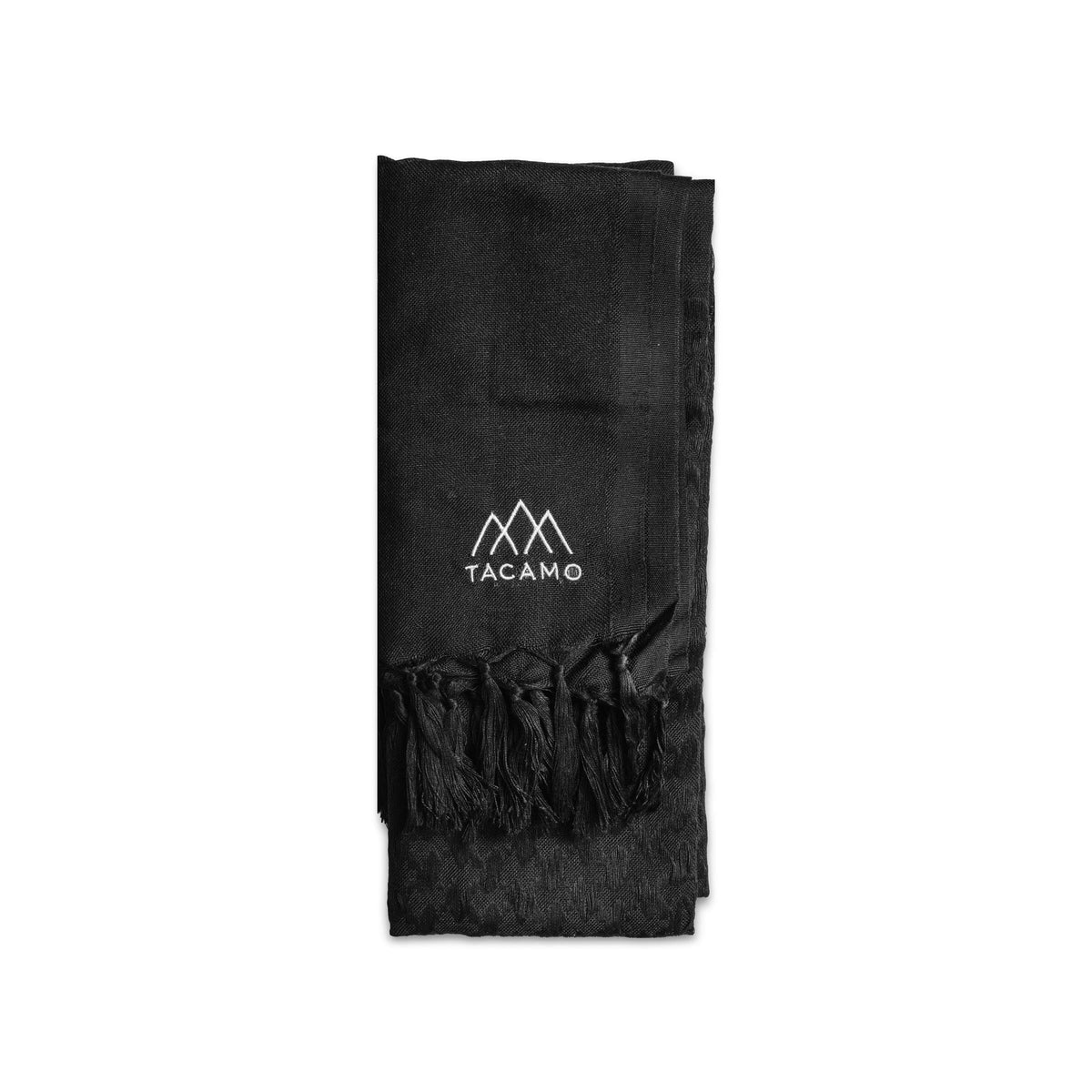 Tactical Shemagh Scarf - Black Folded