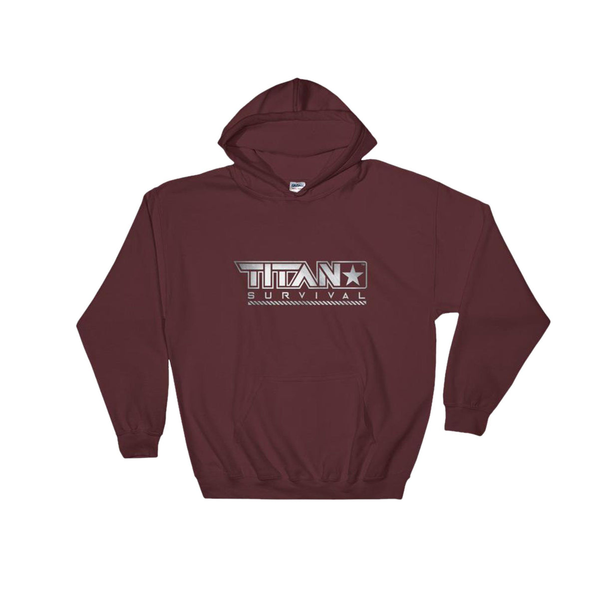 TITAN Survival Hooded Sweatshirt - Maroon