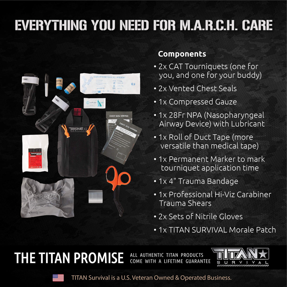 TITAN Survival First Aid Kit (IFAK) Care TITAN Survival 