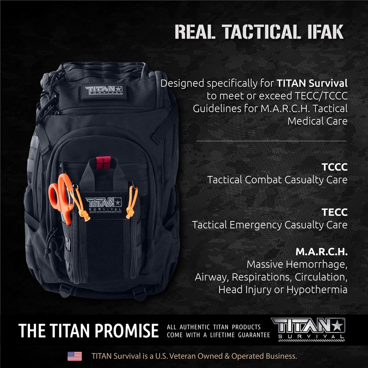 Individual First Aid Kit (IFAK) - w/2 CAT-Styled Tourniquets - TITAN ...