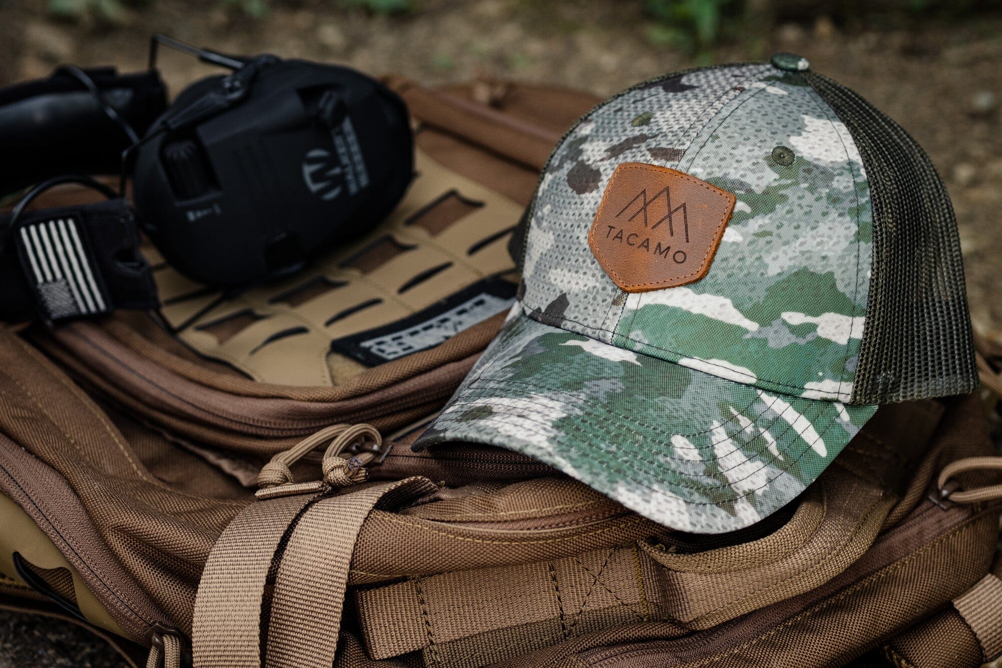Waxed Camo Trucker Hat | TITAN Survival